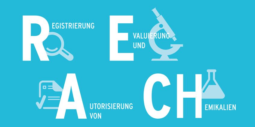 Erklärung des Begriffs REACH: Europäische Chemikalienverordnung zur Registrierung, Bewertung, Zulassung und Beschränkung chemischer Stoffe