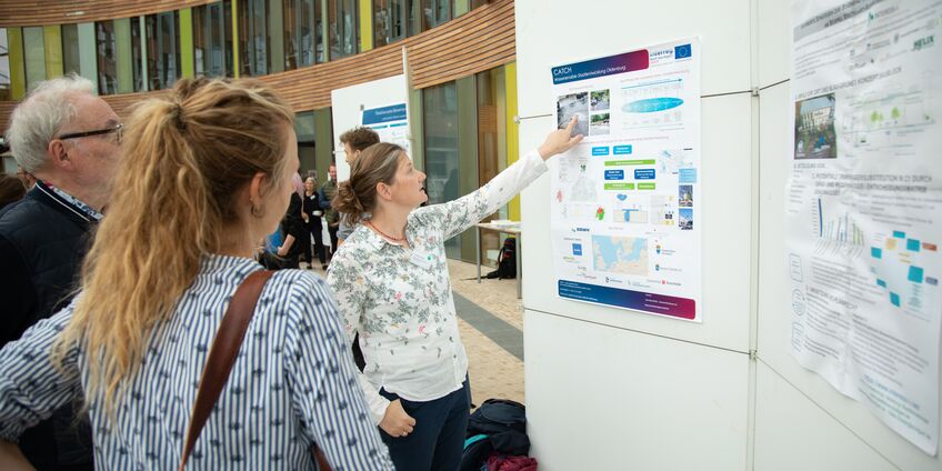 Konferenzeinblick Klimaresiliente Schwammstadt am 20.06.20 im Umweltbundesamt, Dessau-Roßlau